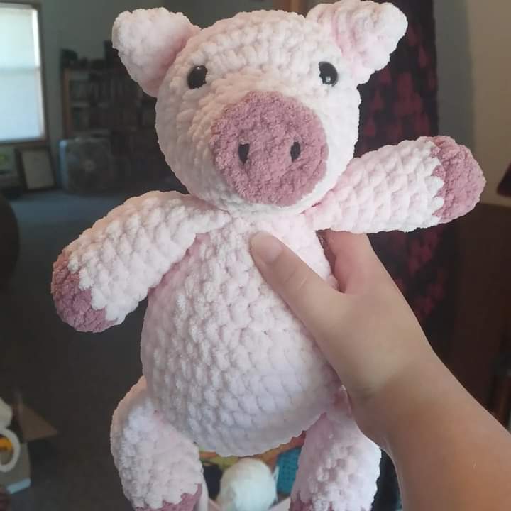 Piggy crochet pattern *NOT A PHYSICAL ITEM*