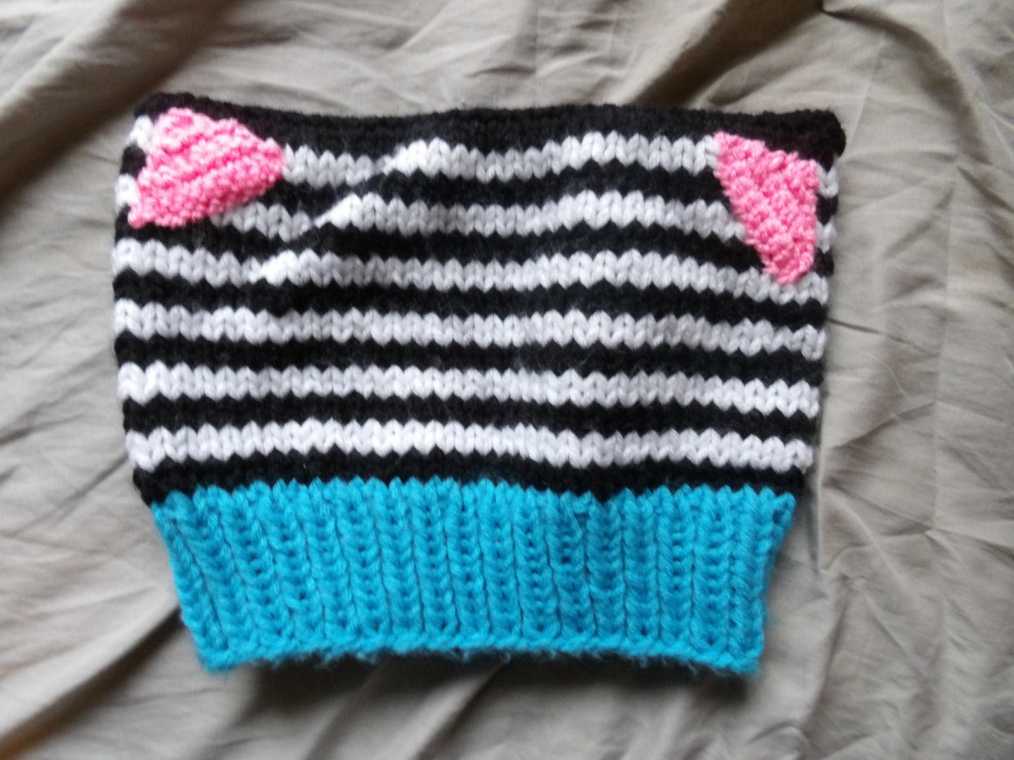 Knit, Handmade, Cat Ear Beanie