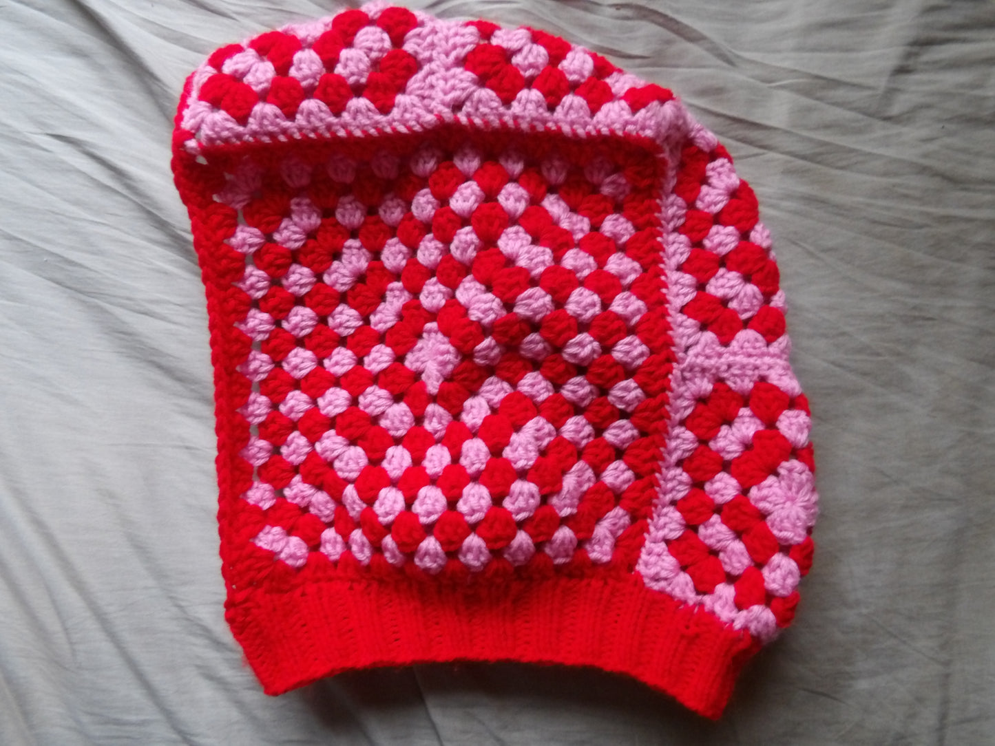 Crochet, knit, handmade, balaclava