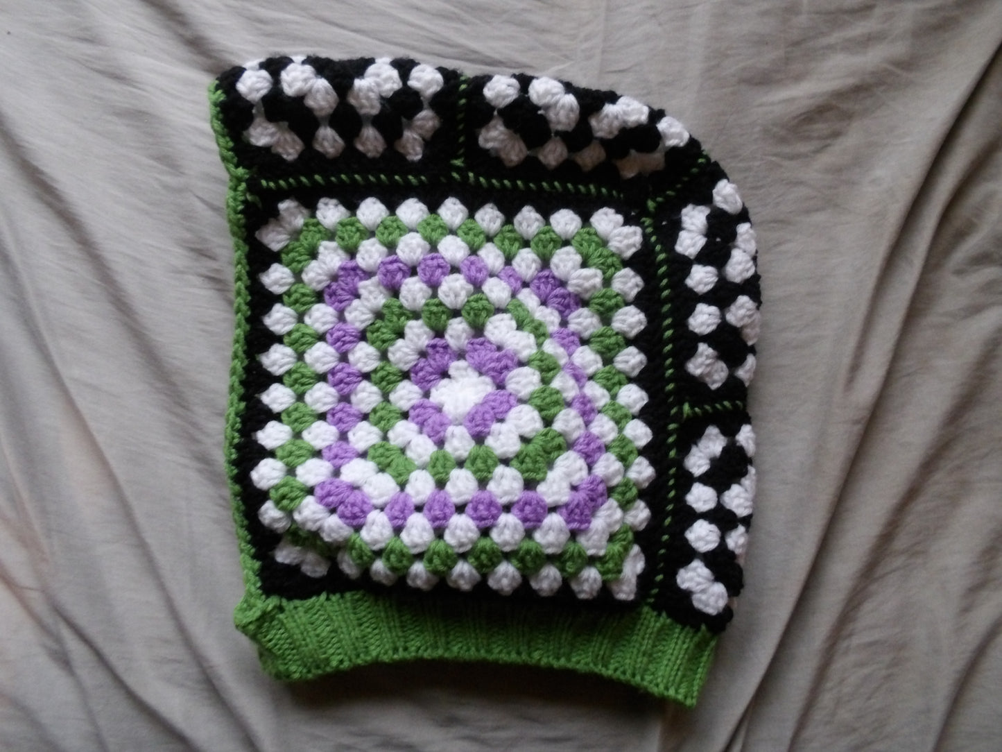 Crochet, knit, handmade, balaclava