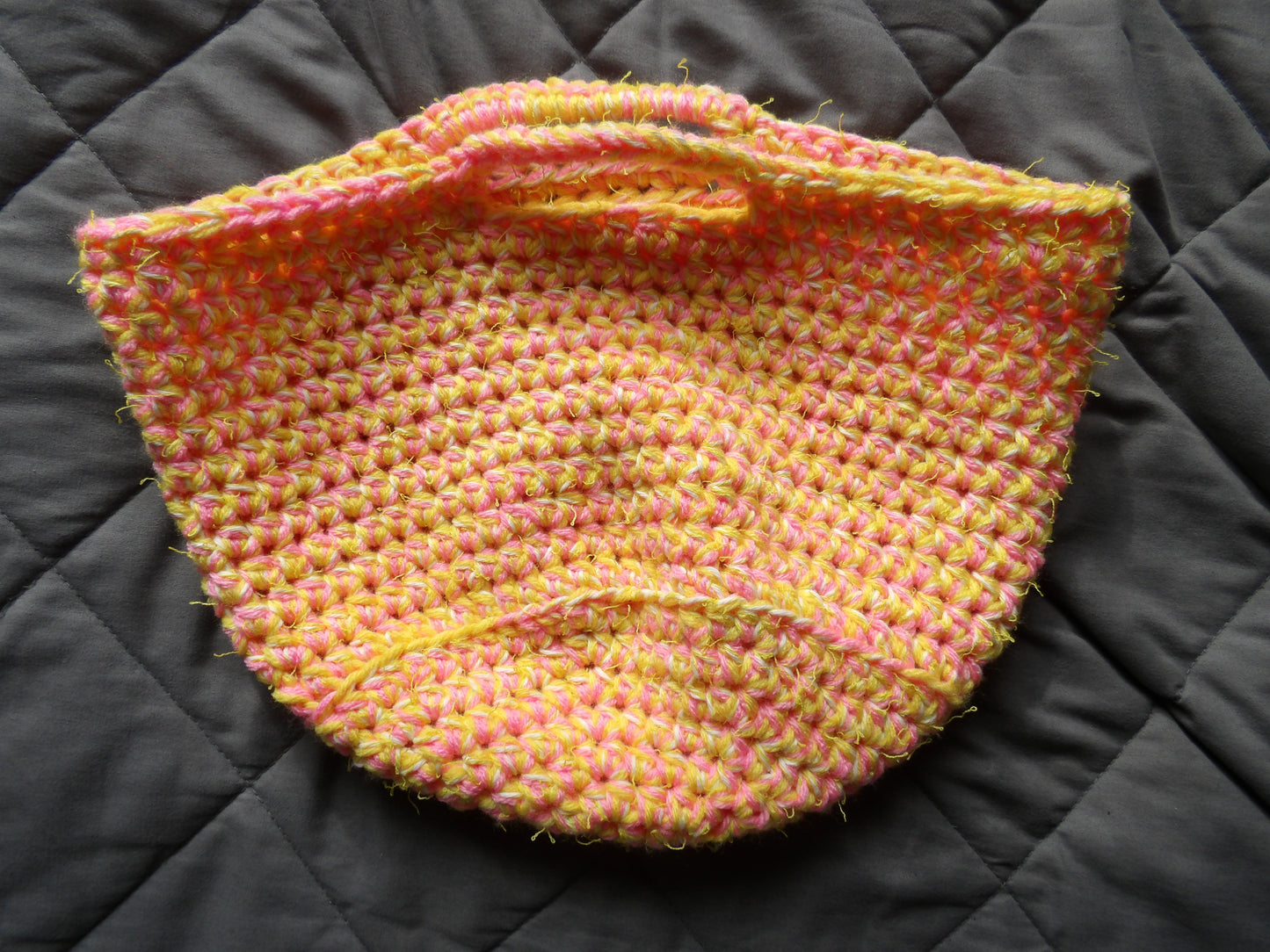 Easter inspired, crochet, handmade, reusable baskets