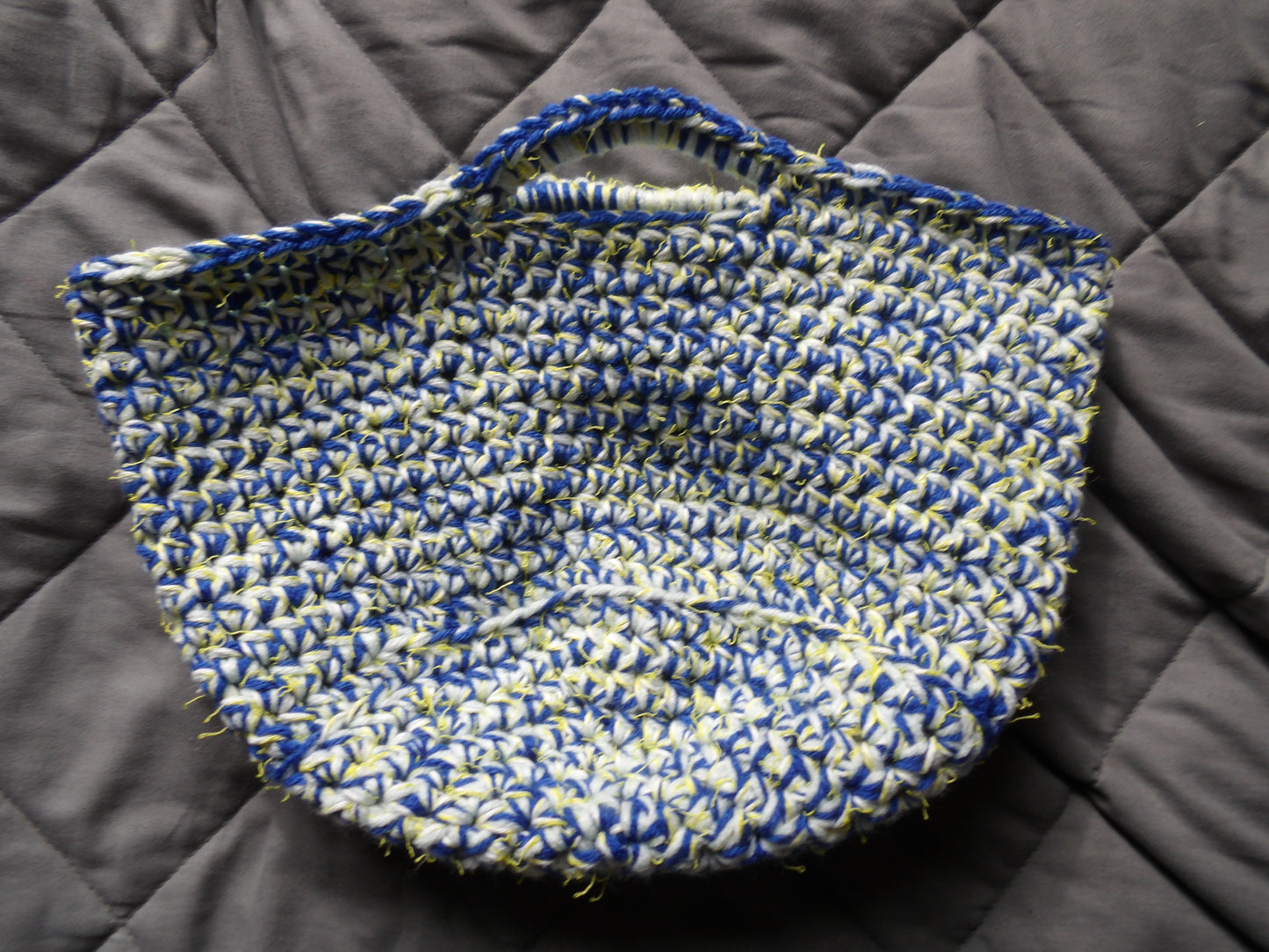 Easter inspired, crochet, handmade, reusable baskets