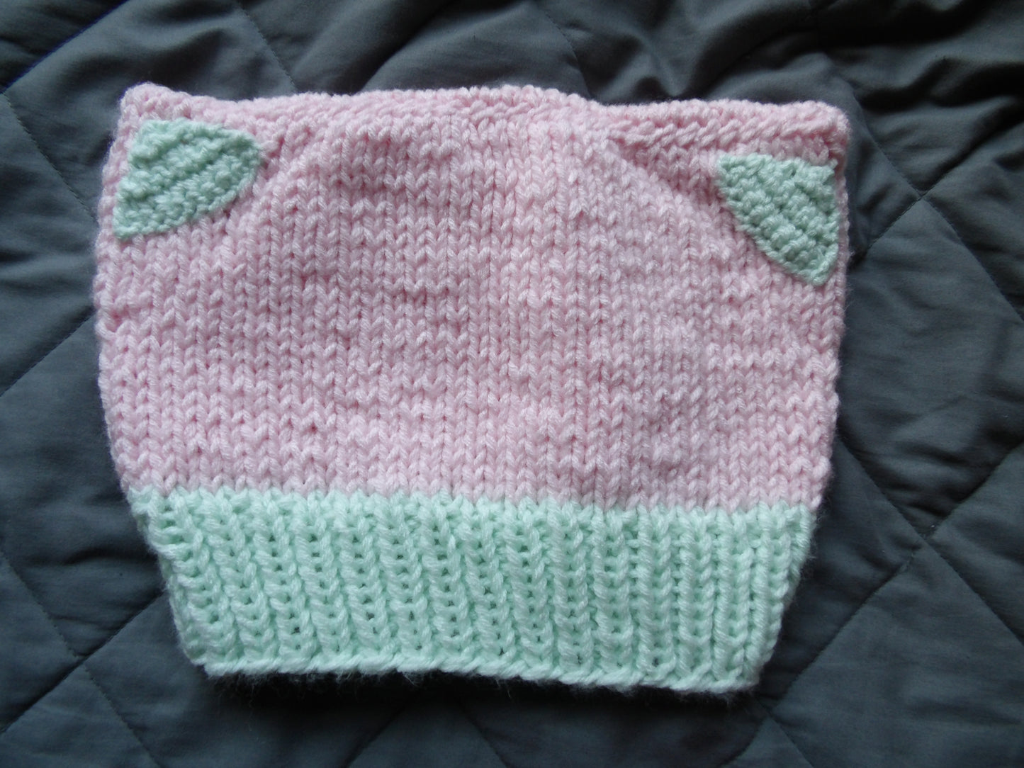Knit, Handmade, Cat Ear Beanie
