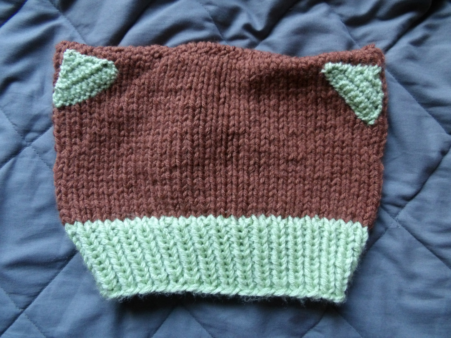 Knit, Handmade, Cat Ear Beanie