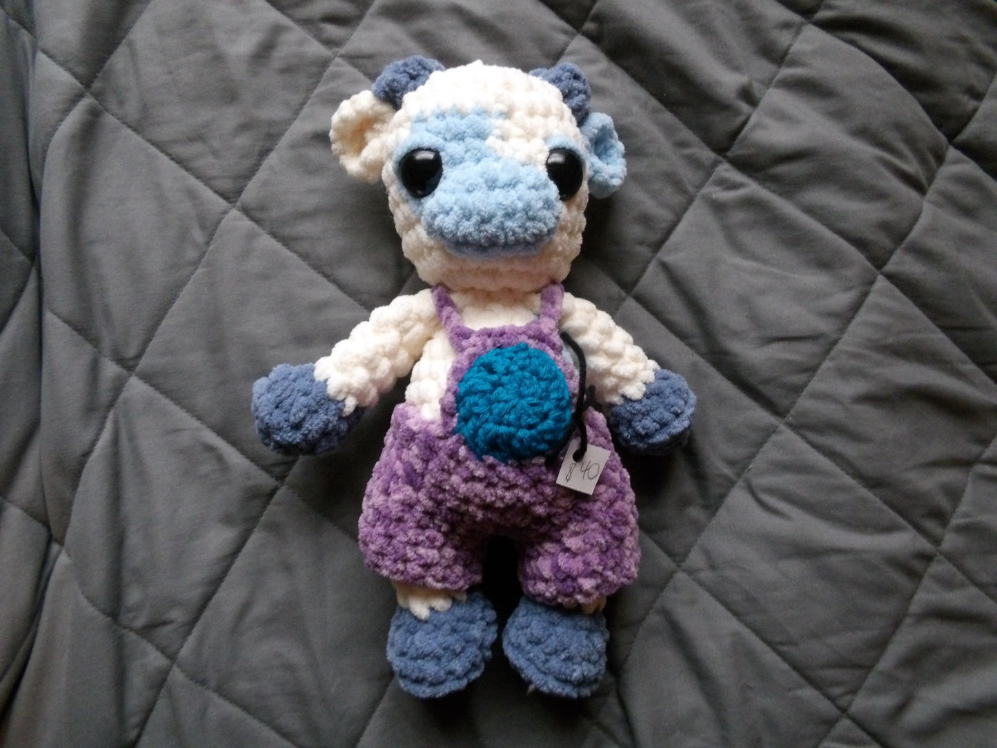 Crochet Fruit cow plushies
