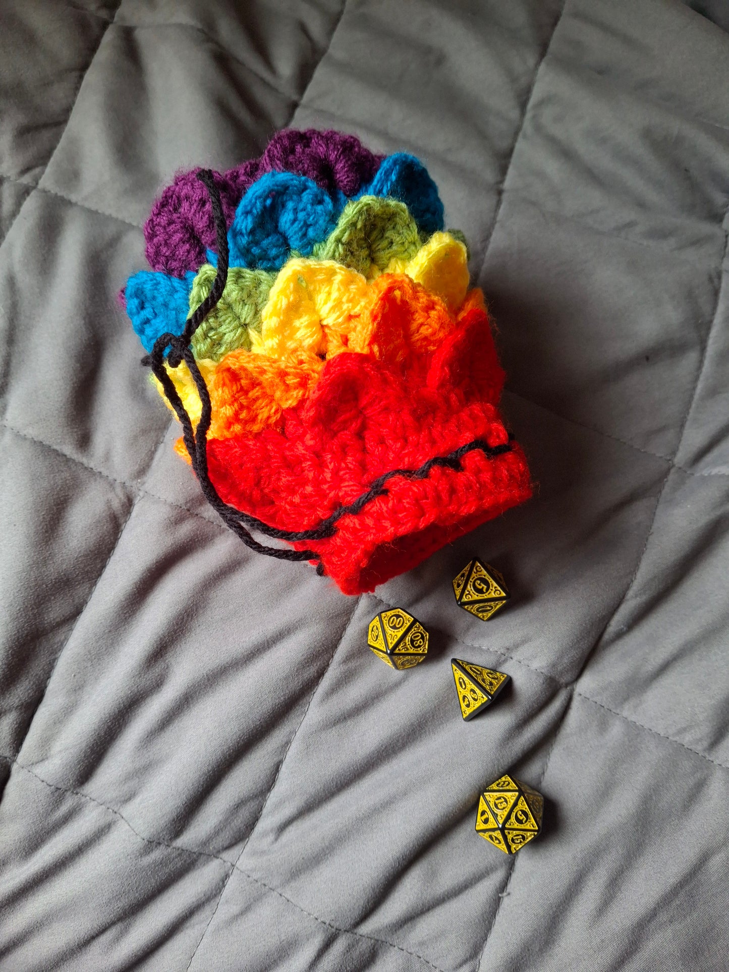 Crochet, Dragon egg dice bags