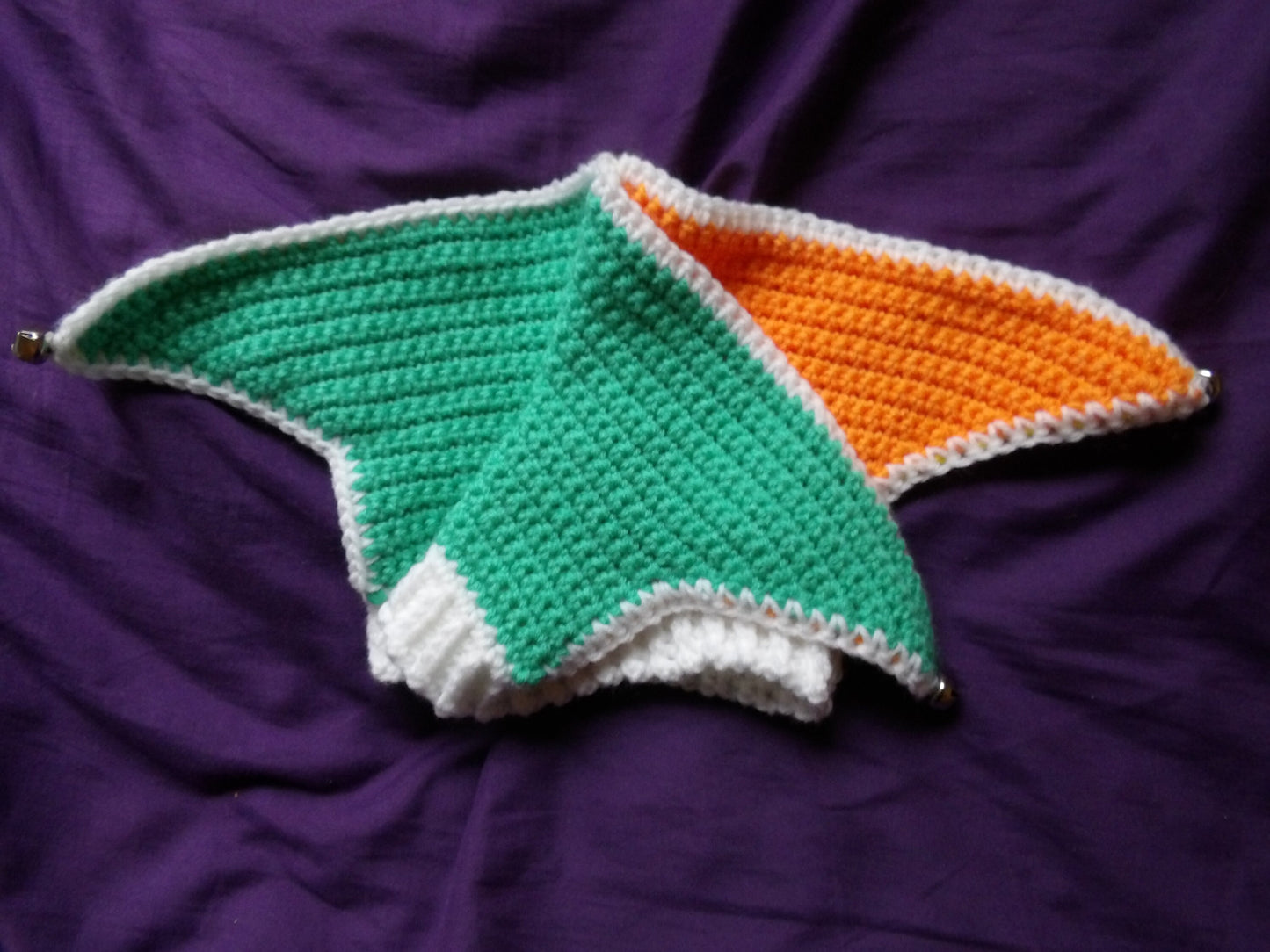 Clown core, crochet, jester hats