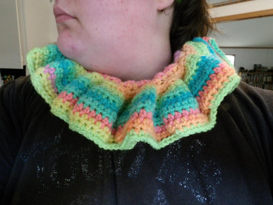 Crochet, Handmade, Clown Collar