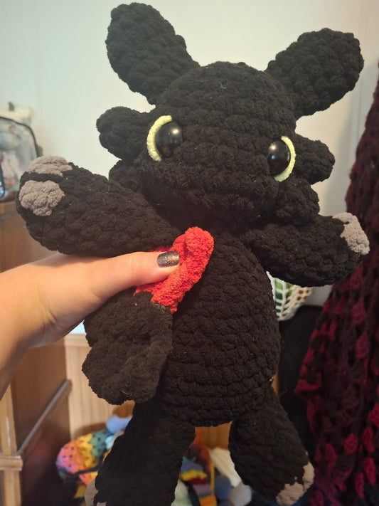 Dark Dragon PDF Crochet Pattern *NOT A PHYSICAL ITEM*