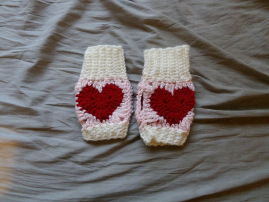 Crochet, Handmade, Fingerless Gloves