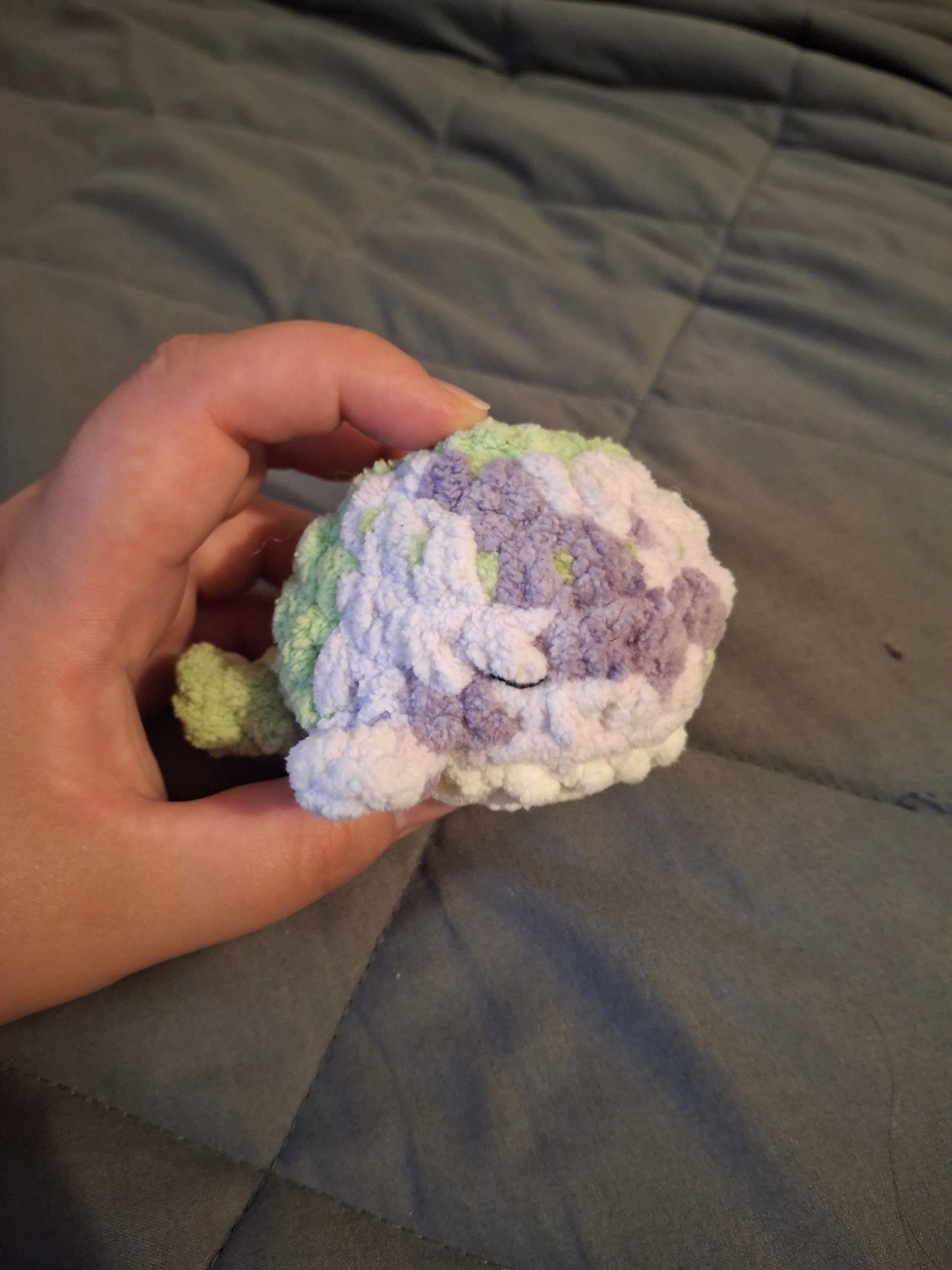 Mini whale crochet plushie