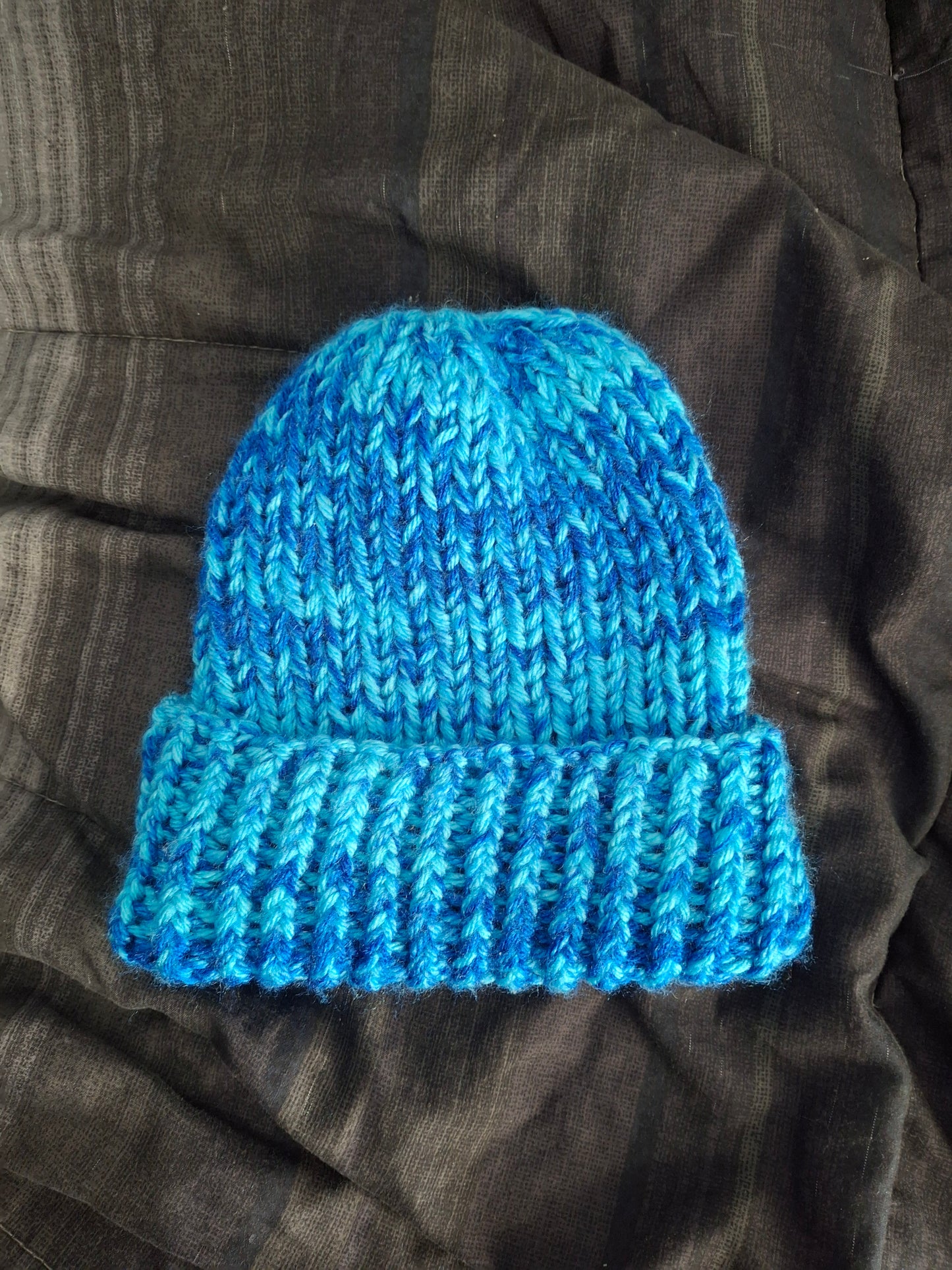 Chunky, knit, rib, beanie